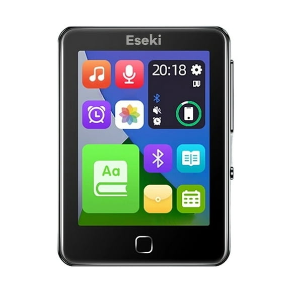 Eseki MP4 players,  Portable Digital Lossless Music MP4 Player for Kids with FM Radio HD Speaker
