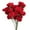 Red, variant on Rose Artificial Flowers Realistic Faux Silk Rose Bouquets,1PC 26" 3 Head Rose for Valentine's Day, Mother'S Day Home Table Centerpieces Decor Party Wedding Anniversary Decorations(Red,26x10")