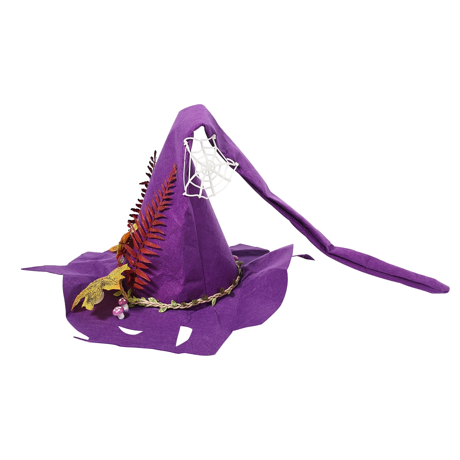 Halloween Party Felt Witch Hats Flower 