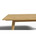 thumbnail image 4 of Curated Maison Plaisance Rectangular Teak Outdoor Dining Table in Natural, 4 of 4