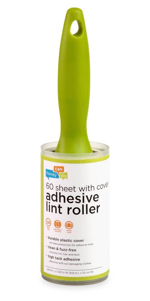 60Sheet Adhesive Lint Roller with Cover Set of 4