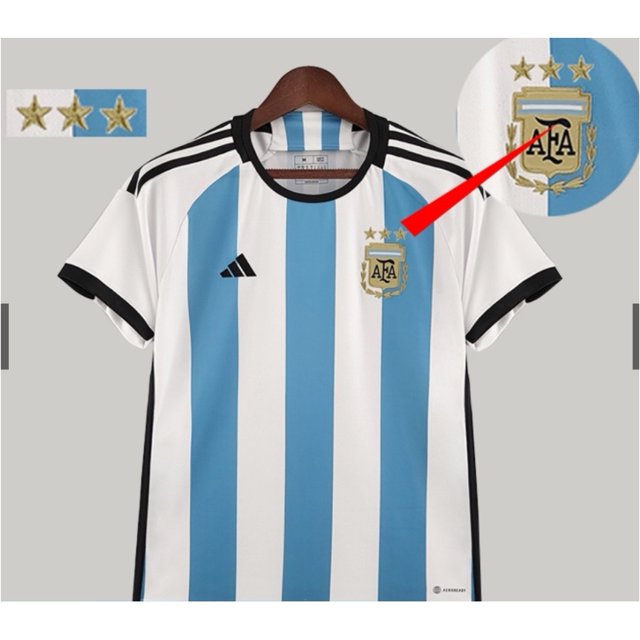 Champions Camiseta Conmemorativa De Campeones De Argentina Copa Del Mundo 2022