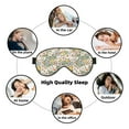 thumbnail image 7 of Naloa Daisy Print Sleep Mask for Sleeper, Light Blocking Sleeping Eye Mask for Women Men, Eye Shade with Adjustable Strap for Travel, Nap,Meditation, 7 of 7