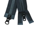 thumbnail image 4 of YKK #10VS Vislon 2-Way Open Zipper 34" - Black, 4 of 4