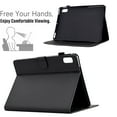 thumbnail image 5 of Case for Lenovo Tab M9 9.0" 2023, Carbon Fiber Texture PU Leather Multi-Angle Viewing Stand Shockproof Flip Case with Card Slots Magnetic Clasp, for Lenovo Tab M9 9.0" 2023, Black, 5 of 6