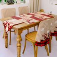 thumbnail image 3 of Camino de mesa con diseño de alce navideño, decoración de mesa de café, mantel individual, nuevo ambiente, decoración para fiestas, cenas, hogar, 3 of 5