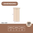 thumbnail image 2 of ShippingSuppliesByMail 14" x 14" x 30" ECT-32 Tall Corrugated Boxes, 20/Case, 2 of 6