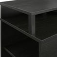 Ameriwood Home Carson Fireplace TV Stand for TVs up to 65", Black Oak