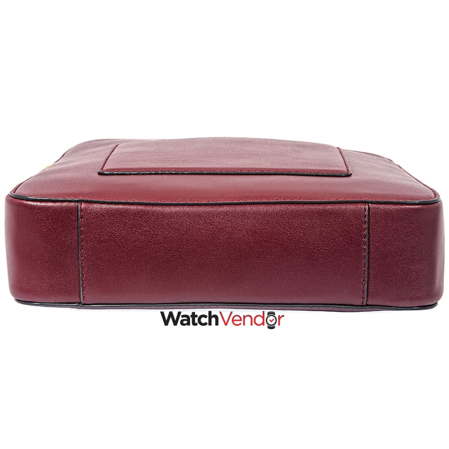 michael kors gloria leather messenger