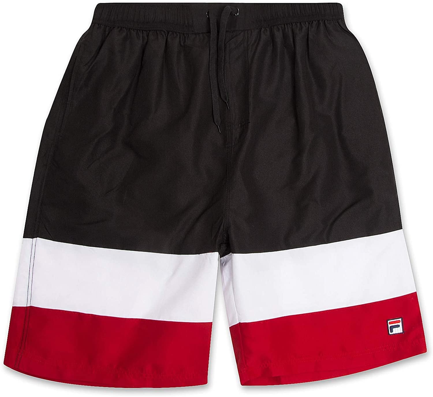 FILA Fila Men Swim Trunks Big and Tall Mens Swimming Trunks Mesh