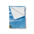thumbnail image 2 of Cactus Soft Flannel Fleece Throw Blanket, Landscape Photo with Plants Botany Majestic Mountains and Sky, Cozy Plush for Indoor and Outdoor Use, 70" x 90", Multicolor, by Ambesonne, 2 of 6