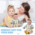 thumbnail image 2 of Ktaxon Reborn Baby Dolls, 20 Inch Realistic Newborn Eyes Open Doll Lifelike Weighted Soft Body with Accessory Set for Kids 3+, 2 of 9