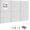 Light Gray, variant on Hapric Large Cork Board 36" x 24", 6 Pack Black Felt Wall Tiles with 30 Pcs Pushpins for Walls Office