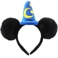 thumbnail image 1 of Diadema con orejas de Mickey de dibujos animados para adultos y niños, diadema con lentejuelas, lazo grande, diadema de conejo de animal, 1 of 6