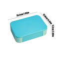 thumbnail image 3 of Birdeem Small Lunch Box,Lunch Box Small,Easy Lunch Box Can Be Put Into the Microwave Office Workers with Lunch Box Double Layer Partition Stereoscopic Fresh Keeping Box,Lunch Box with Compartments, 3 of 9