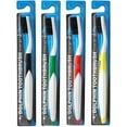 thumbnail image 1 of xianlin-Dolphin Charcoal Toothbrush Extra Soft Bristle Manual Soft Long Flossing, Ultra Clean Toothbrush, Good for Sensitive Teeth and Gums (Multi, Charcoal 4 Packs), 1 of 4