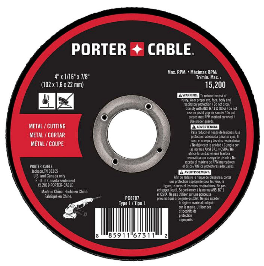 PORTERCABLE PC8707 CutOff Wheel Metal Cutting Power Tools