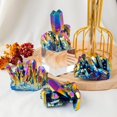 thumbnail image 5 of Home Decor Rainbow Aura Quartz Crystal Healing Chakra Meditation Cluster Chunks, 5 of 5