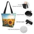 thumbnail image 4 of Sikiie Sunlit Sunflower Field Shoulder Bag Casual Hobo Crossbody Tote Bag for Women and Men Large Purse Messenger Bag Travel Work, 4 of 6