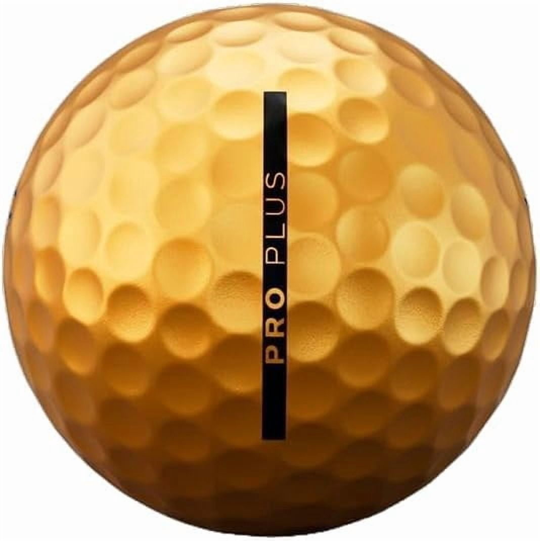 (2 pack) Vice Pro Plus Golf Balls, Gold 12pk