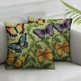 thumbnail image 2 of COMIO Colorful Butterfly Home Decorative Throw Pillow Case Cushion Cover 2Pcs, 2 of 6
