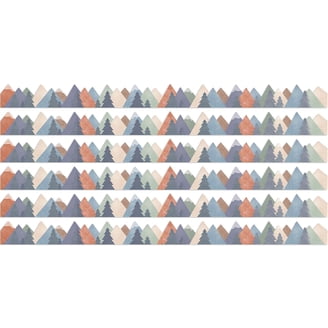 Teacher Created Resources White With Black Scalloped Rolled Border Trim – 50 Ft Roll, Durable Paper