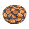 thumbnail image 2 of Lsque Various Oranges Round Bar chair cushion covers Velvet Fabric Premium Comfort Protects from Scratches and Stains for 14-17 Inch Chair- 12 inch, 2 of 7