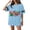 Light Blue Short Sleeve, variant on Soccer Jerseys for Women Short Sleeve Soccer Vocation Tops Crew Neck Basic Football 2026 Shirt Spain Brazil Argentina France Germany Portugal Light Blue M