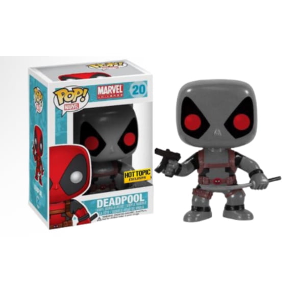 Funko Pop Deadpool 20 Grayscale Exclusive Vinyl Figure
