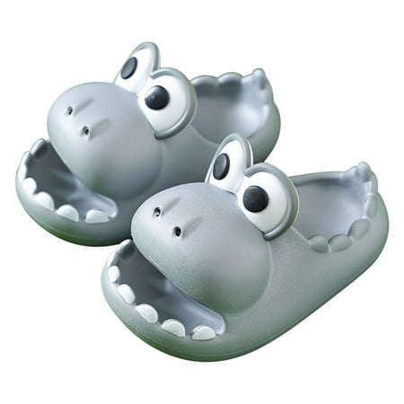 

60% Off Slipper Fesfesfes Kids Summer Cartoon Crocodile Slippers Toddler Bathing Shoes For Boys Girls Slander Wear In The Bathroom