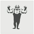 thumbnail image 1 of Buff Strong Bald Circus Man with Mustache DIY Cookie Wall Craft Stencil - 3.5 Inch, 1 of 5