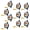 Deep Blue, variant on AOOOWER 10Pcs Graduation Hat Gift Packaging Box 17x10cm Clear Plastic Party Treat Holder Container For Graduation Celebration