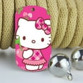 thumbnail image 3 of Hello Kitty Dog Tag Pendant Stainless Steel Necklace Pet Mom Gift Dog Necklace Cat Lover Mother's Day Gift From Daughter to Grandma Custom Pet Portrait Memorial Gift, 3 of 5