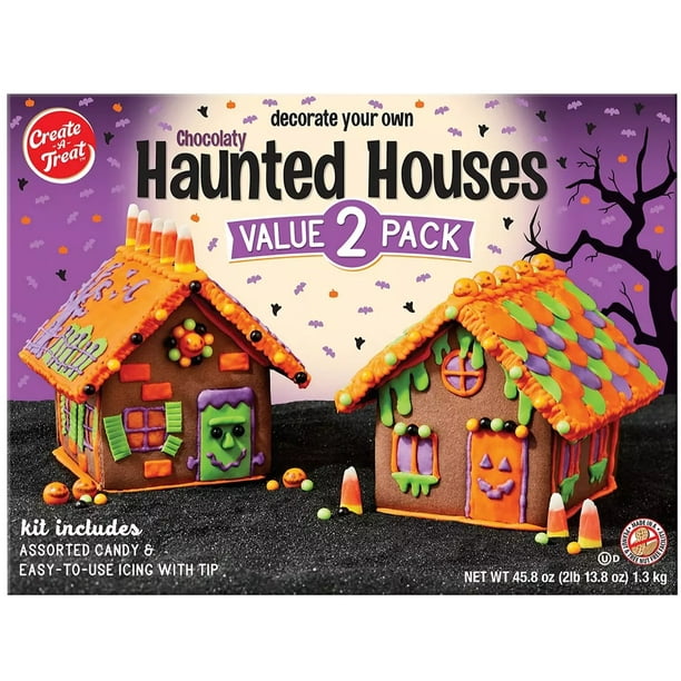 Create A Treat Chocolatey Halloween Haunted House Cookie Kit, 2 ct. -  Walmart.com