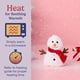 thumbnail image 4 of Pañuelo rojo con muñeco de nieve con forma de animal de peluche, cálido, apto para microondas, 4 of 6