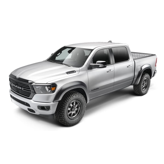 Bushwacker 19-22 Ram 1500 (Excl. Rebel/TRX) 67.4 76.3in Bed Extend-A-Fender Flares 4pc - Smth Blk