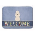 thumbnail image 1 of Carolines Treasures BB5651RUG Tapis en Mousse à Mémoire de Forme Lavable en Machine Caniche Blanc, 1 of 4