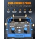 thumbnail image 4 of Máquina de Soldadura MIG AZZUNO 110V/220V, 155Amp 5 en 1 Gas MIG/MIG de Aluminio/MIG sin Gas con Flux/LIFT TIG/Soldadura con Electrodo, Soldadora Mejorada con Alimentador de Alambre, 4 of 6