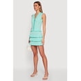 thumbnail image 3 of Women's Almost Famous Heart Textured Knit Button Front Vest, 3 of 4