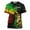 Black, variant on Big and Tall Shirts for Men Jamaican Flag T Shirt Print Short Sleeve Shirt Novelty Round Neck Top Jamaican Tee Unisex Beaded Turtleneck Shirts Pack for Men Sweatpants Open Bottom Microfiber Tee M