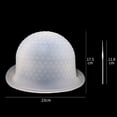 thumbnail image 3 of MesaSe Reusable Highlights Hat Foldable Bright Color Soft Silicone Hair Dyeing Cap for Home, 3 of 7