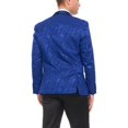 thumbnail image 3 of Adam Baker Men's Floral Paisley Shawl Lapel Tuxedo Jacket Matching Bow Tie Included, 3 of 4