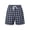 Navy/silver Plaid, variant on BU6703 Oversized Flannel Short-Red/Blk Buff Plaid-L