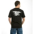 thumbnail image 4 of S25-SEA-BLK-01 Classic Military T-Shirt, Navy Seal, Black, Small, 4 of 5
