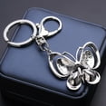 thumbnail image 7 of Xinyolin Shiny Rhinestone Hollowed Butterfly Pendant Keychain Keys, Organizer Ring Decor, 7 of 7