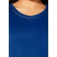thumbnail image 3 of Catherines Women's Plus Size Suprema Crochet V-Neck Tee, 3 of 3