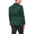 thumbnail image 3 of Adam Baker Men's Floral Paisley Shawl Lapel Tuxedo Jacket Matching Bow Tie Included, 3 of 6