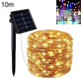 thumbnail image 2 of Copper Wire Fairy Solar LED String Lights 8 Modes Waterproof Garden Party Decor, 2 of 8