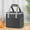 Gray, variant on Bxaolu Lunch Bag Women Men, Reusable Insulated Thermal&nbsp;Lunch Box Adult Water Resistant Lunch Tote Bag For Work, Picnic, Beach, Travel&nbsp;(Black)