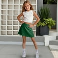 thumbnail image 3 of Fancifize Girls Shorts Flowy Dance Athletic 2 in 1 Skirt Skorts Flutter Tennis Skirt Running Preppy Clothes for Kids, 3 of 9